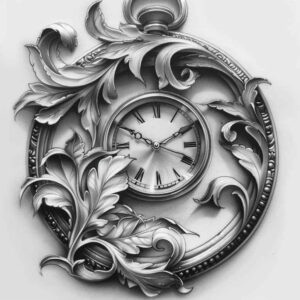 hourglass-realism-natural-color-palette-for-lower-back – tattoo design ideas free ai generated – Gallery: watches-hourglass-inkby-ai