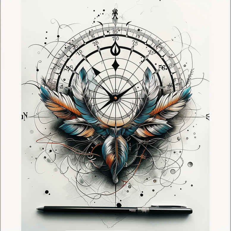 time-transformation-symbol-realism-natural-contrast-for-inner-arm – tattoo design ideas free ai generated – Gallery: watches-hourglass-inkby-ai