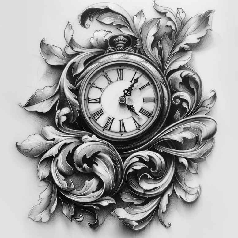 watches-hourglass tattoo design ideas clean fill ancient clock meaning courage