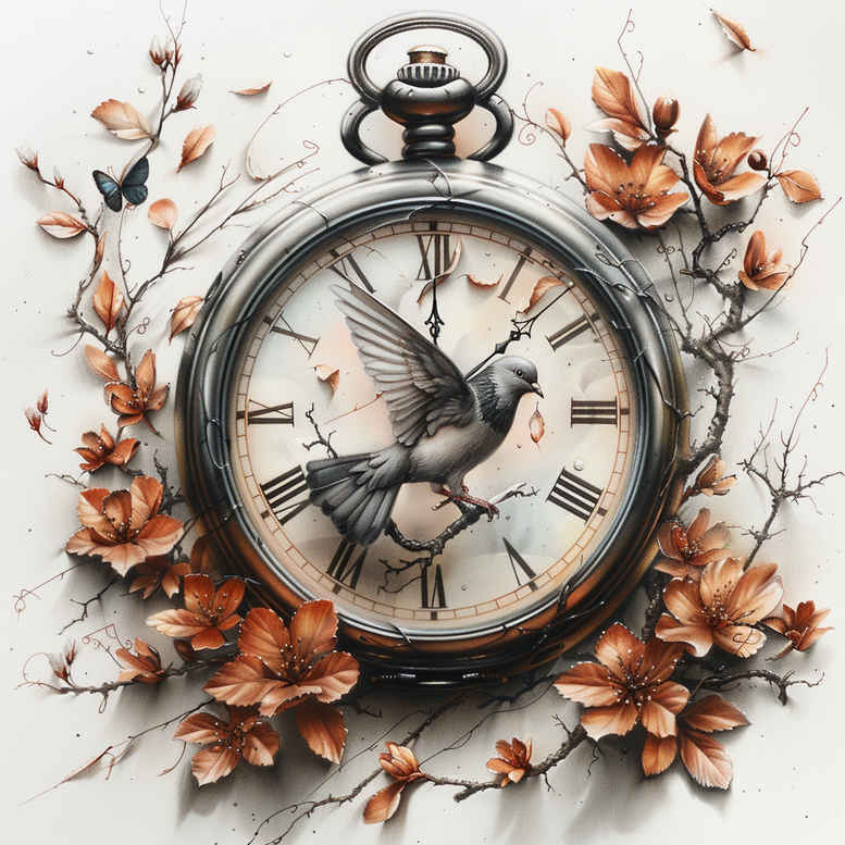 watches-hourglass tattoo design ideas Realism contrast play classic measure symbol of strength