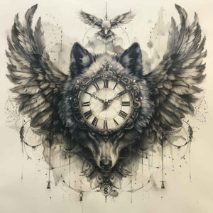 watches-hourglass tattoo design ideas Surrealism symbolic dust fall meaning perseverance