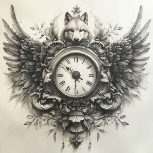 watches-hourglass tattoo design ideas Realism soft contrast dust fall symbolising perseverance