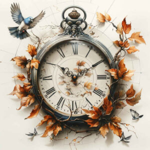 watches-hourglass tattoo design ideas Surrealism ethereal fleeting tattoo for sternum