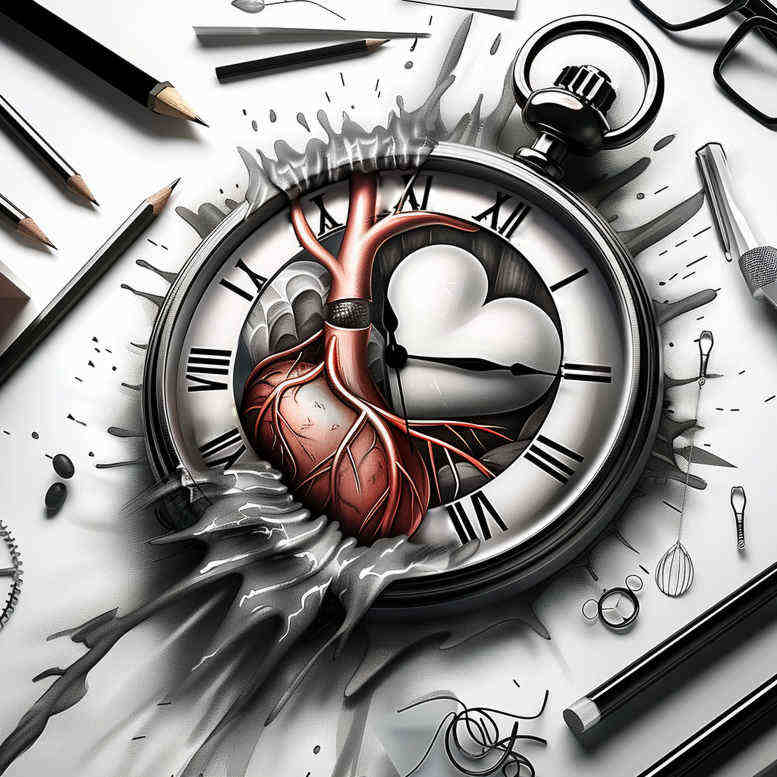 watches-hourglass tattoo design ideas bokeh fleeting tattoo for temple