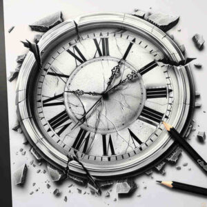 watches-hourglass tattoo design ideas Realism color precision fleeting tattoo symbolising determination