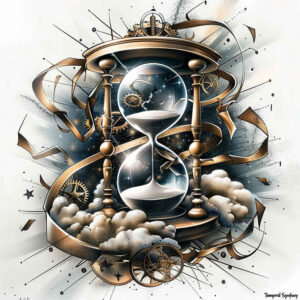 watches-hourglass tattoo design ideas Surrealism blurred edges life countdown meaning resilience