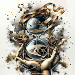 watches-hourglass tattoo design ideas Realism inner glow life countdown shows determination