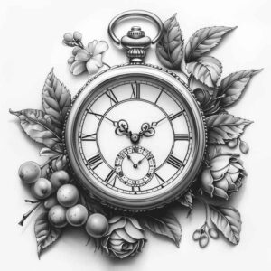 watches-hourglass tattoo design ideas esoteric symbolism life marker represents determination