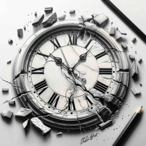 watches-hourglass tattoo design ideas contrasting colors old timer for back