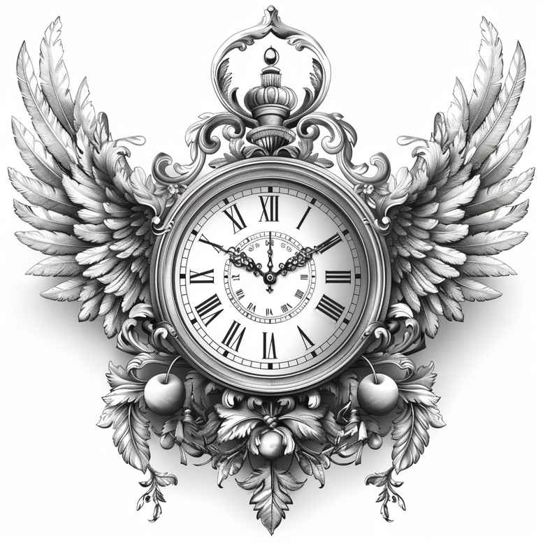watches-hourglass tattoo design ideas ornamental tattoo moment for side torso