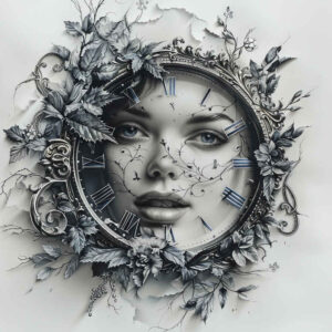 watches-hourglass tattoo design ideas esoteric symbolism temporal art stands for courage
