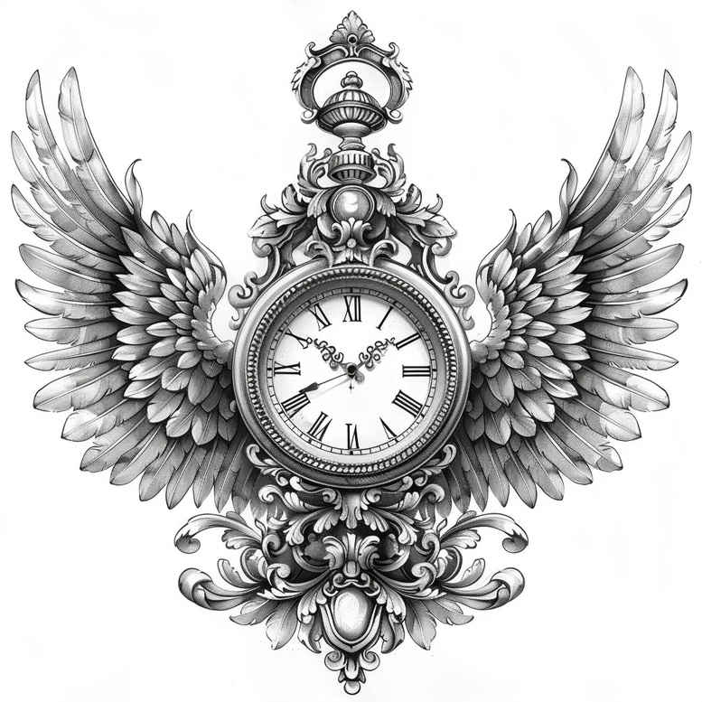 watches-hourglass tattoo design ideas ink realism ticking symbol shows strength