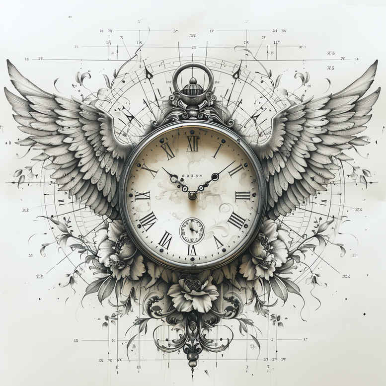 watches-hourglass tattoo design ideas Realism living skin time funnel for thigh