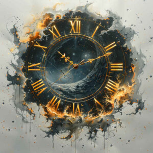 watches-hourglass tattoo design ideas Surrealism morphic time funnel symbol of determination