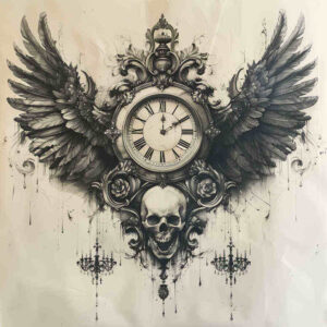 watches-hourglass tattoo design ideas atmospheric timelessness embodying strength
