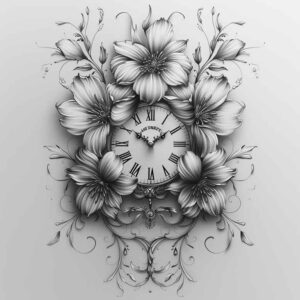 time-symbol-realism-micro-detail-for-upper-shoulder – tattoo design ideas free ai generated – Gallery: watches-hourglass-inkby-ai