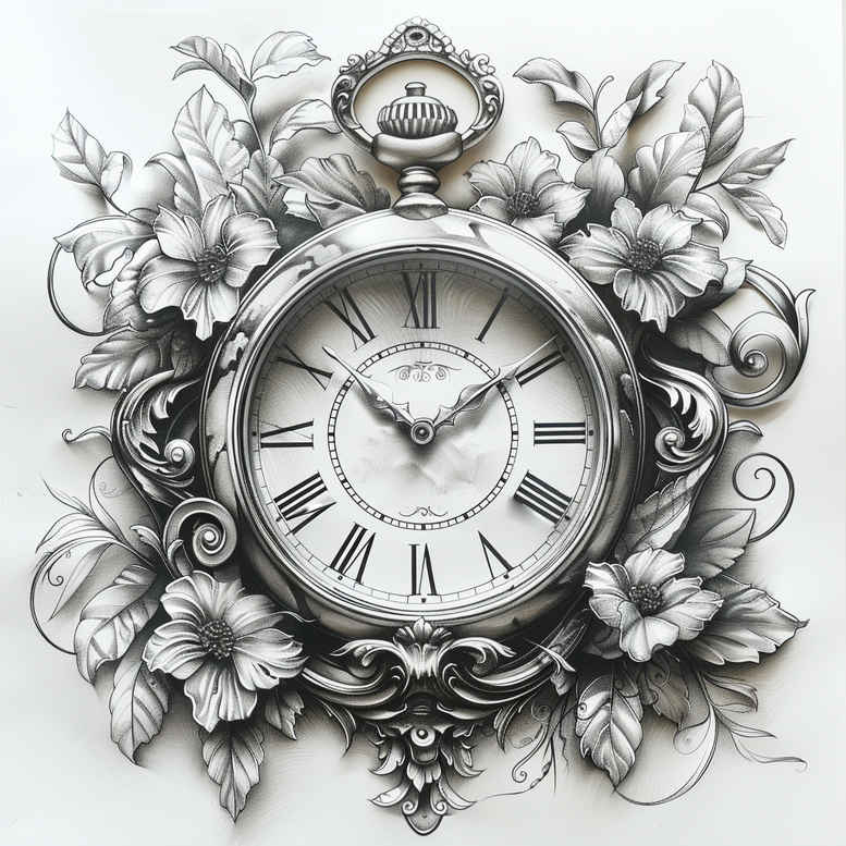 time-transformation-symbol-realism-blended-gradients-for-lower-arm – tattoo design ideas free ai generated – Gallery: watches-hourglass-inkby-ai