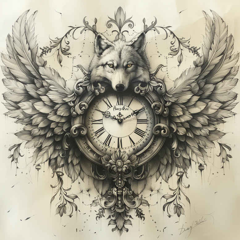 time-in-motion-neotraditional-vivid-detail-for-wrist – tattoo design ideas free ai generated – Gallery: watches-hourglass-inkby-ai