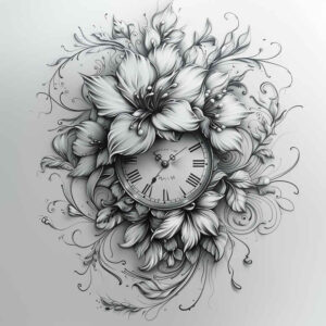 time-transformation-symbol-neotraditional-refined-lines-for-spine – tattoo design ideas free ai generated – Gallery: watches-hourglass-inkby-ai