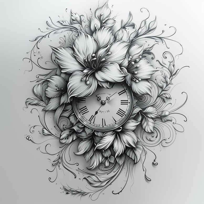 time-transformation-symbol-neotraditional-refined-lines-for-spine – tattoo design ideas free ai generated – Gallery: watches-hourglass-inkby-ai