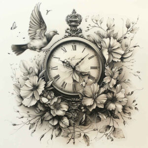 time-with-detail-realism-soft-contrast-for-toe – tattoo design ideas free ai generated – Gallery: watches-hourglass-inkby-ai