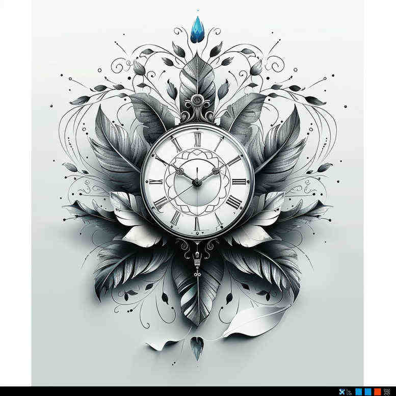 passing-neotraditional-clear-lines-for-back-shoulder – tattoo design ideas free ai generated – Gallery: watches-hourglass-inkby-ai