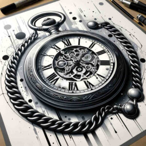 time-with-symbolism-realism-delicate-highlight-for-back – tattoo design ideas free ai generated – Gallery: watches-hourglass-inkby-ai