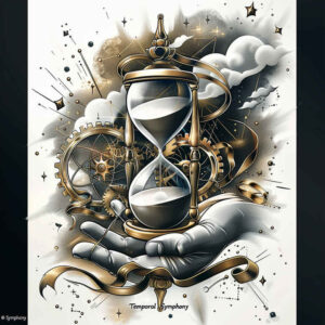 time-tattoo-realism-optical-illusion-for-shoulder – tattoo design ideas free ai generated – Gallery: watches-hourglass-inkby-ai
