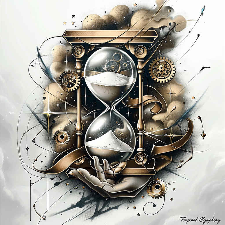 hourglass-realism-clean-whites-for-foot – tattoo design ideas free ai generated – Gallery: watches-hourglass-inkby-ai
