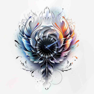 time-with-shading-realism-highlight-detail-for-toe – tattoo design ideas free ai generated – Gallery: watches-hourglass-inkby-ai