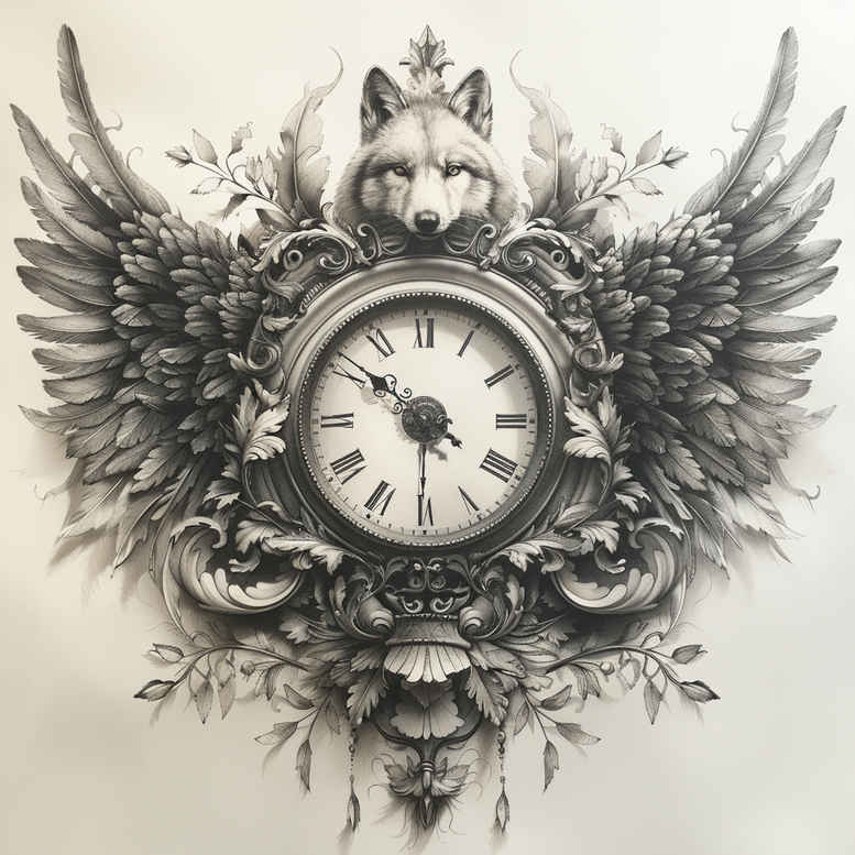 time-transformation-symbol-surrealism-visual-paradox-for-side – tattoo design ideas free ai generated – Gallery: watches-hourglass-inkby-ai