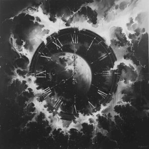 time-and-space-surrealism-unearthly-for-behind-ear – tattoo design ideas free ai generated – Gallery: watches-hourglass-inkby-ai