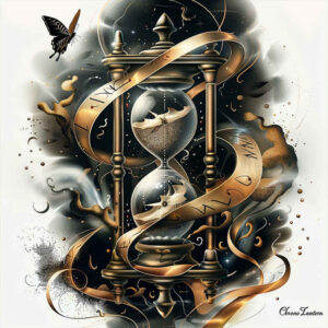 time-transformation-symbol-surrealism-dynamic-shapes-for-wrist-side – tattoo design ideas free ai generated – Gallery: watches-hourglass-inkby-ai