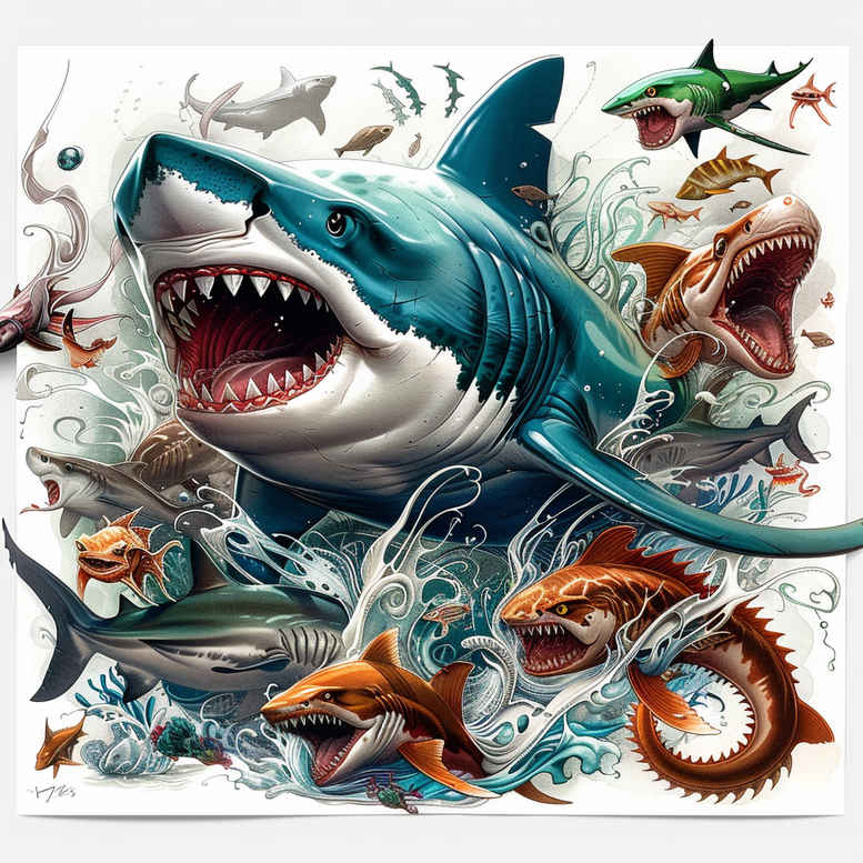 abstract-aquatic-animals-realism-realistic-structure-for-abdomen – tattoo design ideas free ai generated – Gallery: water-animals-inkby-ai
