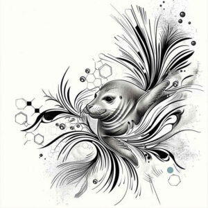 crabs-neotraditional-textural-detail-for-heel – tattoo design ideas free ai generated – Gallery: water-animals-inkby-ai