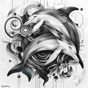 animals-with-life-symbol-realism-depth-realism-for-knee – tattoo design ideas free ai generated – Gallery: water-animals-inkby-ai