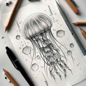 water-beings-realism-light-play-for-stomach – tattoo design ideas free ai generated – Gallery: water-animals-inkby-ai