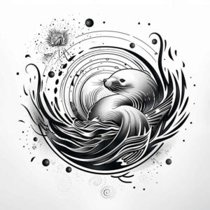 sea-creatures-realism-moist-gloss-for-lower-back – tattoo design ideas free ai generated – Gallery: water-animals-inkby-ai