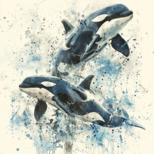 deep-sea-animals-neotraditional-sharp-contrast-for-ribs – tattoo design ideas free ai generated – Gallery: water-animals-inkby-ai