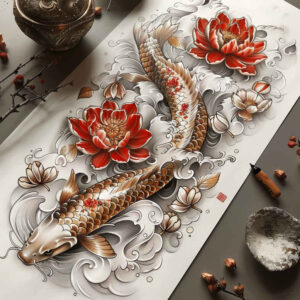 squids-realism-sharp-focus-for-upper-chest – tattoo design ideas free ai generated – Gallery: water-animals-inkby-ai