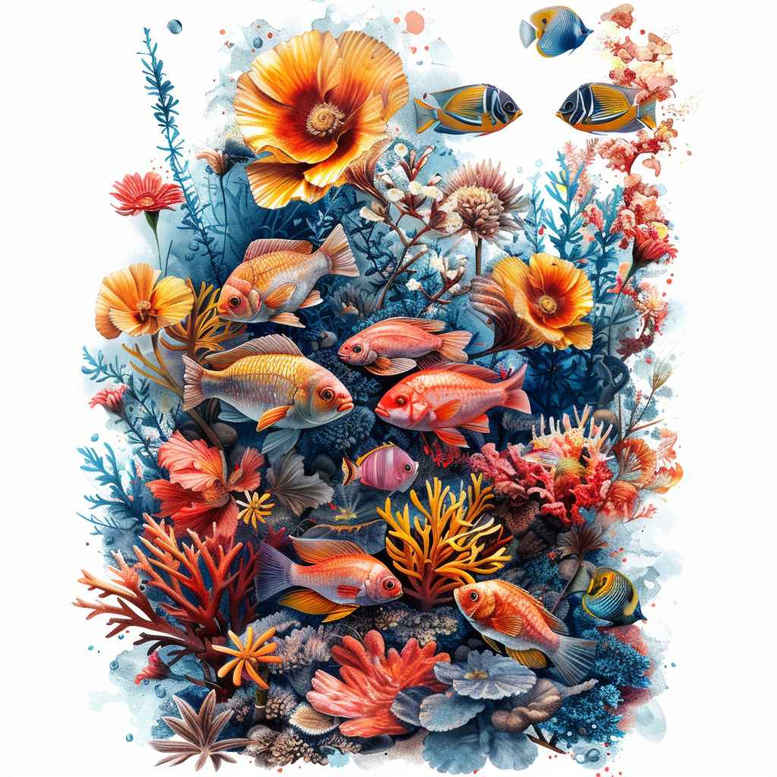 water-beings-realism-light-play-for-heel – tattoo design ideas free ai generated – Gallery: water-animals-inkby-ai