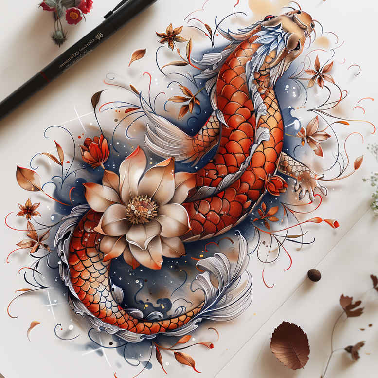 for-women-realism-highlight-detail-for-biceps – tattoo design ideas free ai generated – Gallery: water-animals-inkby-ai