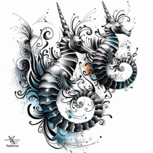 marine-beasts-surrealism-unconscious-imagery-for-upper-shoulder – tattoo design ideas free ai generated – Gallery: water-animals-inkby-ai