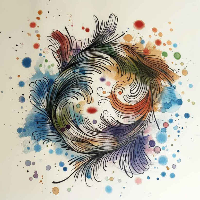 water-animals-with-protection-motif-neotraditional-color-depth-for-lower-chest – tattoo design ideas free ai generated – Gallery: water-animals-inkby-ai