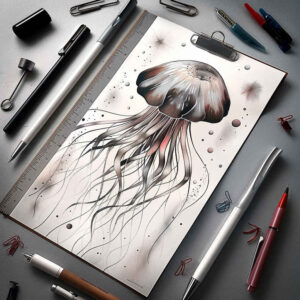 ocean-animals-surrealism-unconscious-imagery-for-biceps – tattoo design ideas free ai generated – Gallery: water-animals-inkby-ai