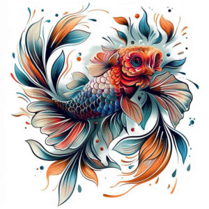 dolphins-realism-realistic-wrinkles-for-neck – tattoo design ideas free ai generated – Gallery: water-animals-inkby-ai