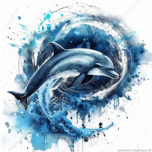 sea-motifs-neotraditional-artful-color-for-shoulder – tattoo design ideas free ai generated – Gallery: water-animals-inkby-ai