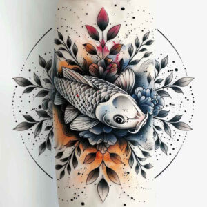 sea-motifs-surrealism-melted-shapes-for-fingers – tattoo design ideas free ai generated – Gallery: water-animals-inkby-ai