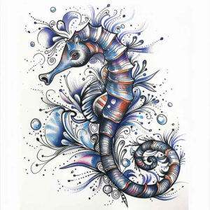 water-tattoo-motifs-surrealism-illusionary-for-ribs – tattoo design ideas free ai generated – Gallery: water-animals-inkby-ai