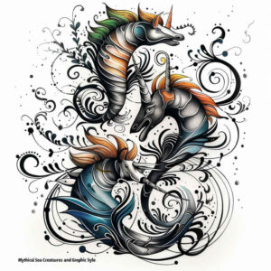 for-women-surrealism-hallucinogenic-for-neck – tattoo design ideas free ai generated – Gallery: water-animals-inkby-ai